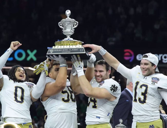 Notre Dame holds off Georgia to clinch spot in Orange Bowl CFP semifinal