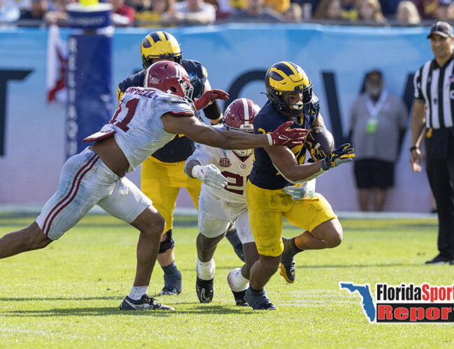 Michigan stuns No. 11 Alabama in ReliaQuest Bowl